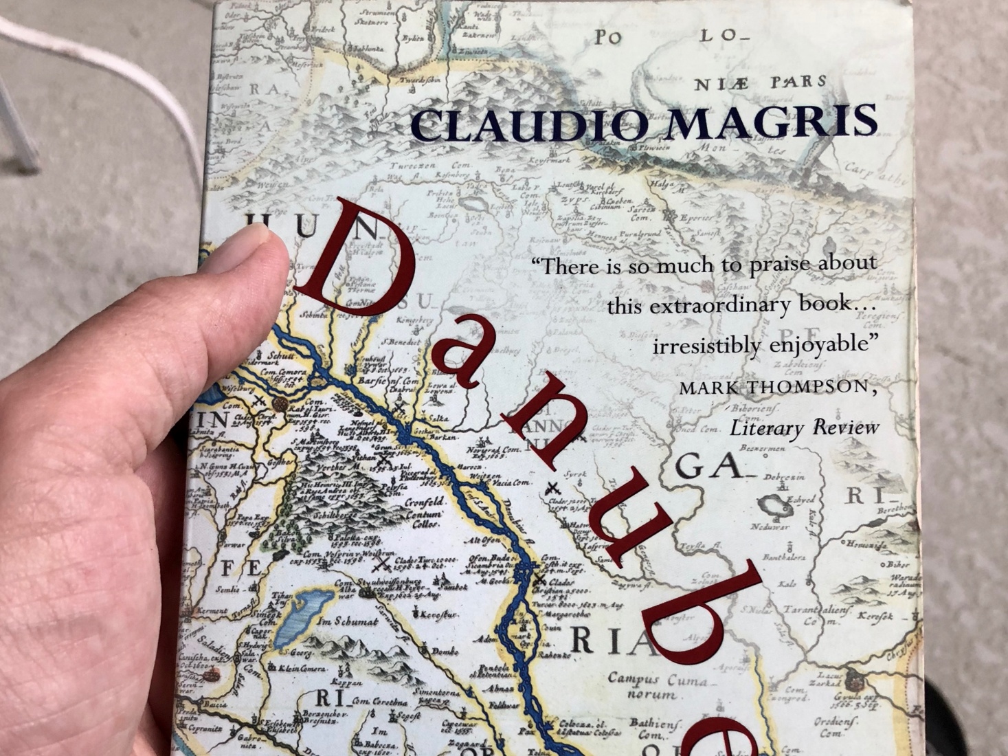Claudio Magris's “Danube: A Sentimental Journey from the Source to the Black Sea,” published 1986.